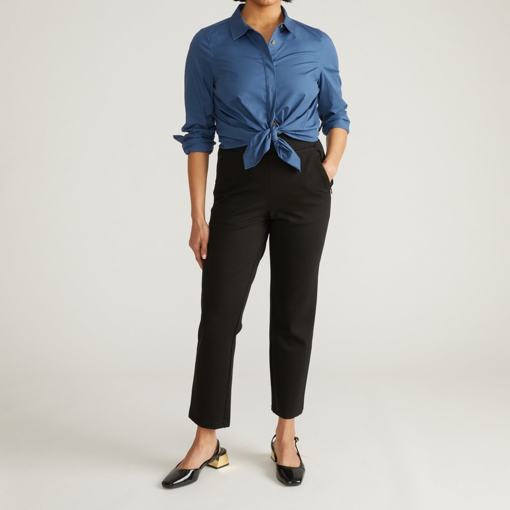 Universal Standard NWT‎ Black Pull On Ponte Knit Pants